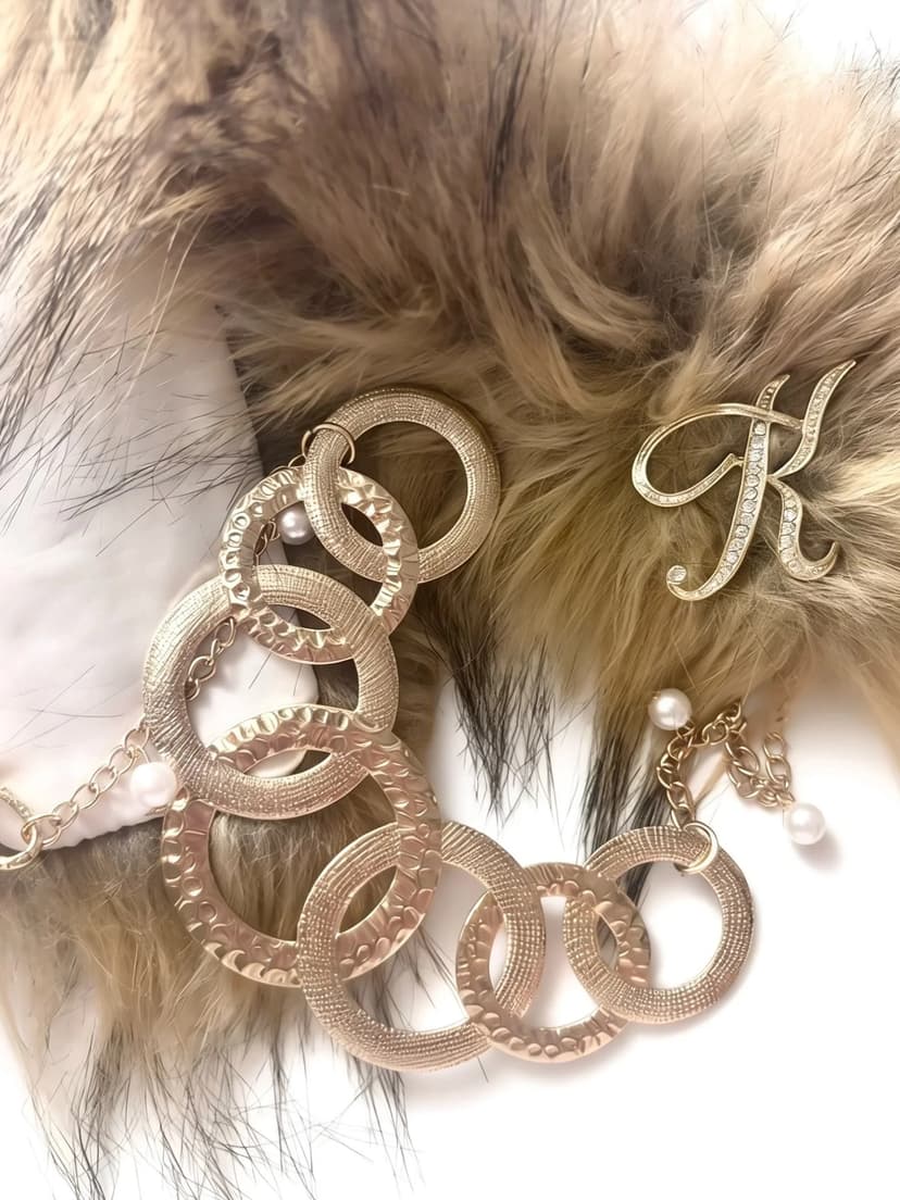 2000s Furry Necklace
