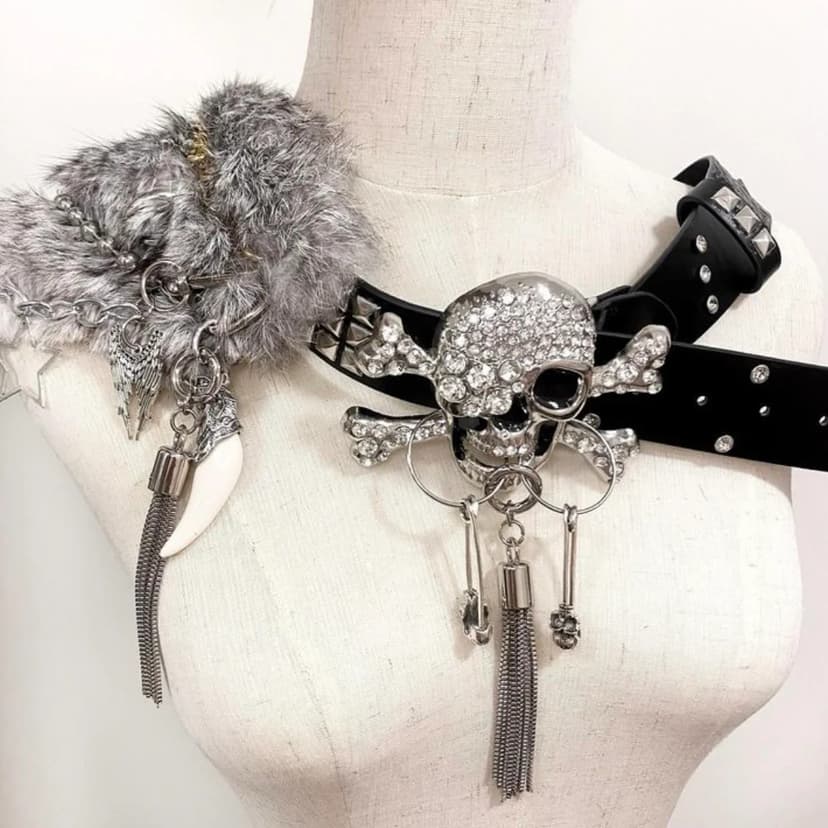 Skeleton Boss Belt #handmade