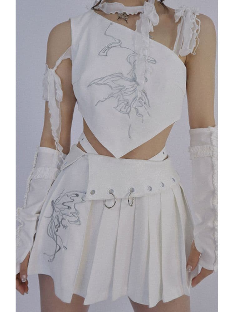 Butterfly Embroidered Vest [s0000001824] - view 6