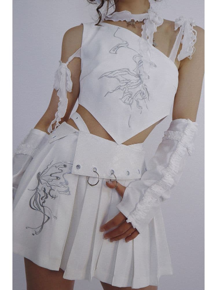 Butterfly Embroidered Vest [s0000001824] - view 8
