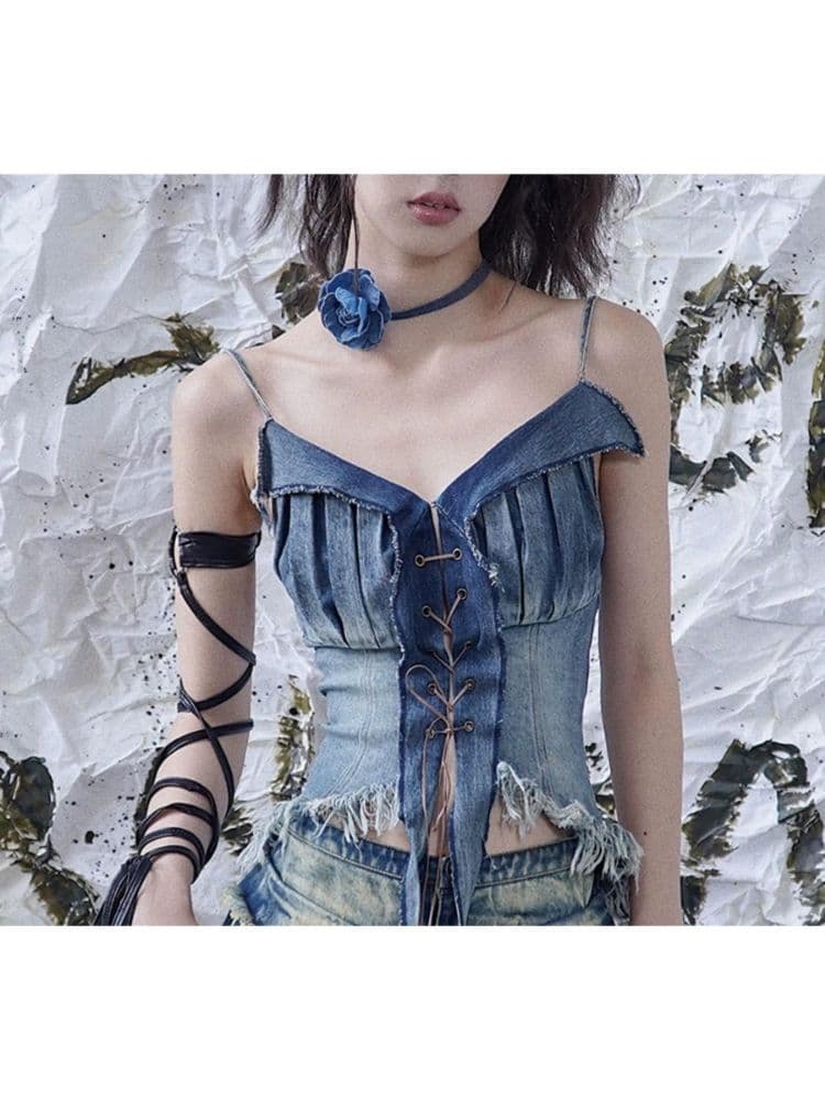 Retro Flowers Choker - view 2