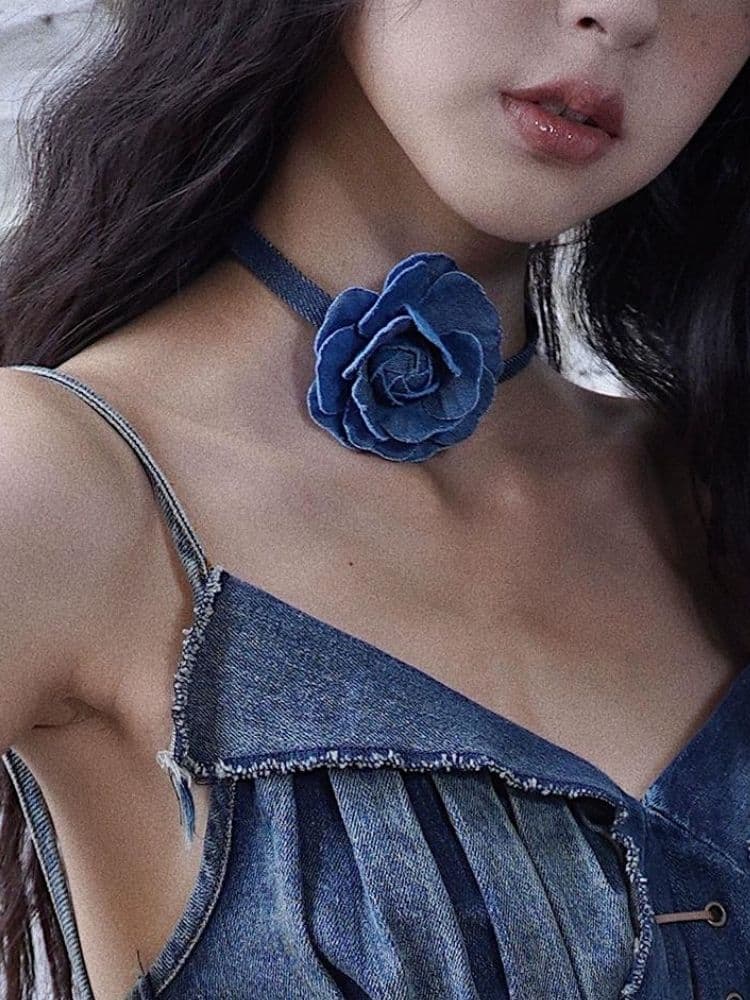 Retro Flowers Choker - view 6