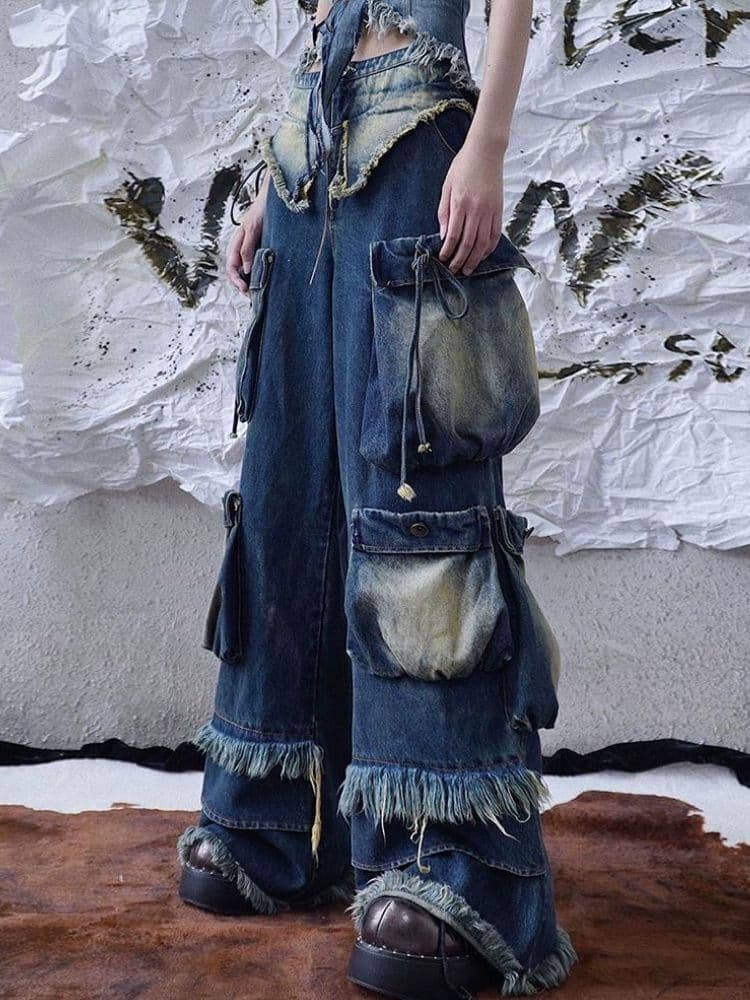 Original design wide-leg jeans [s0000003017] - view 3