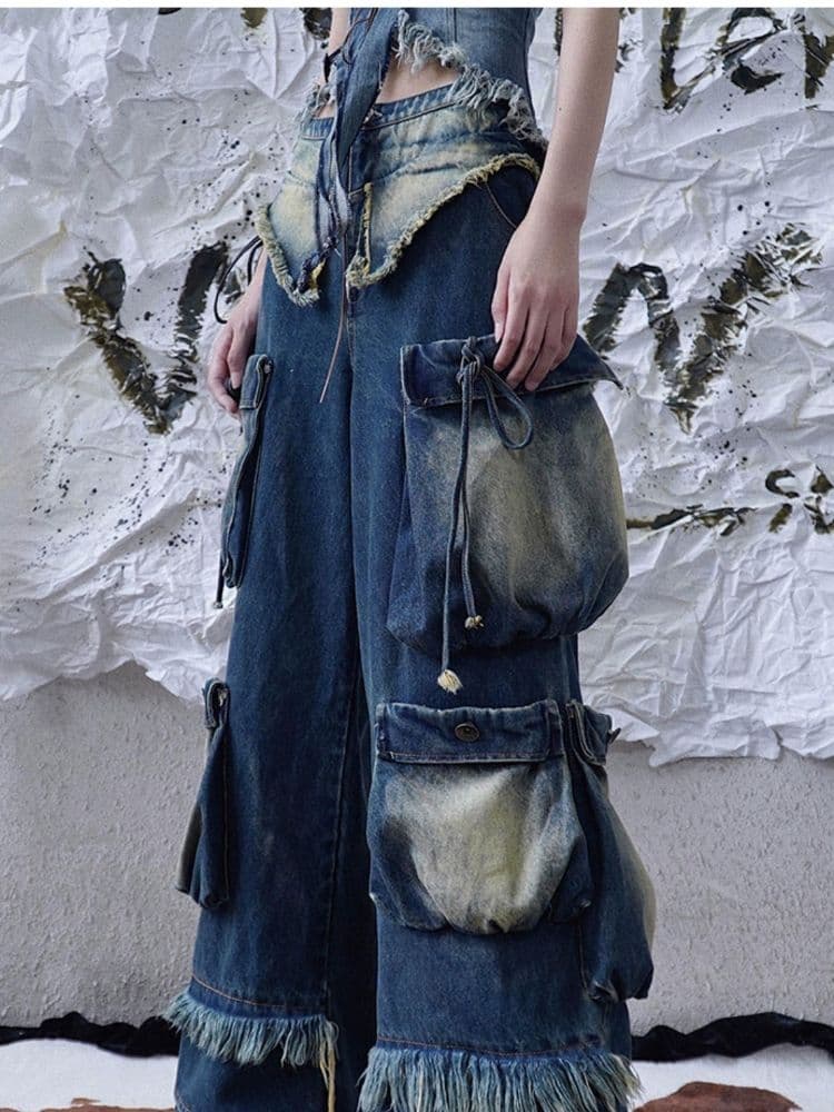 Original design wide-leg jeans [s0000003017] - view 5