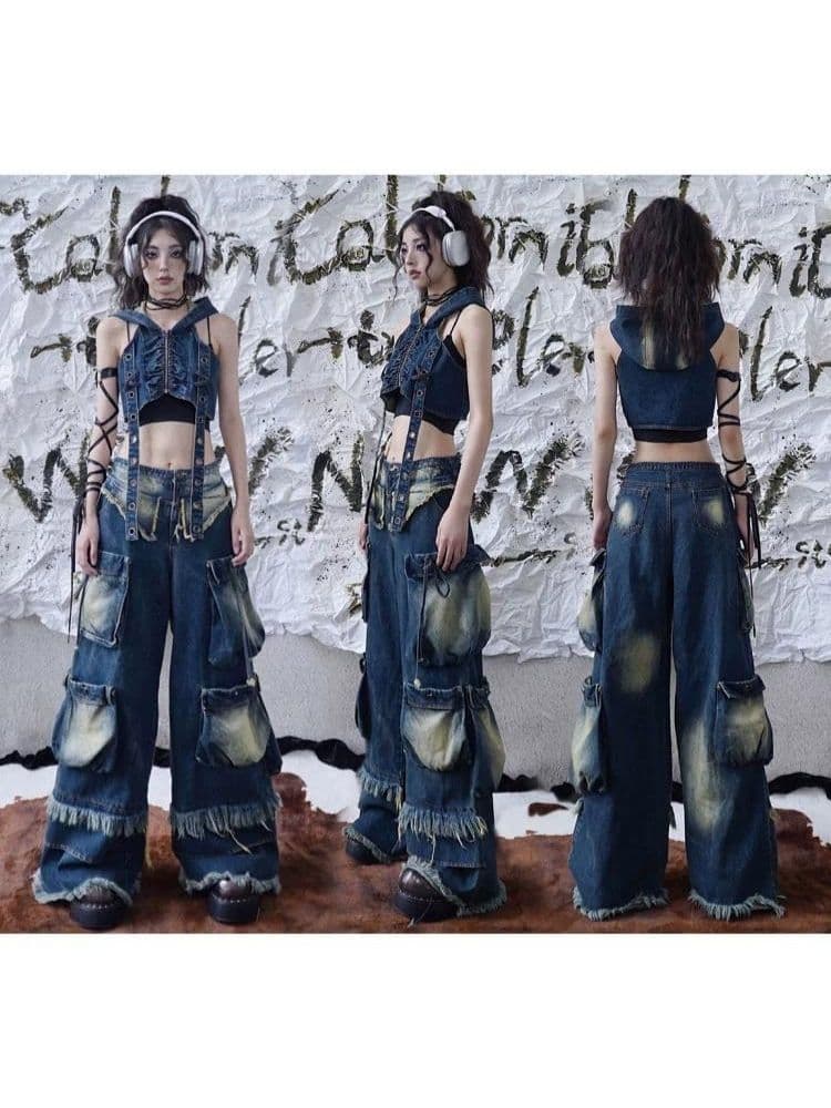 Original design wide-leg jeans [s0000003017] - view 8