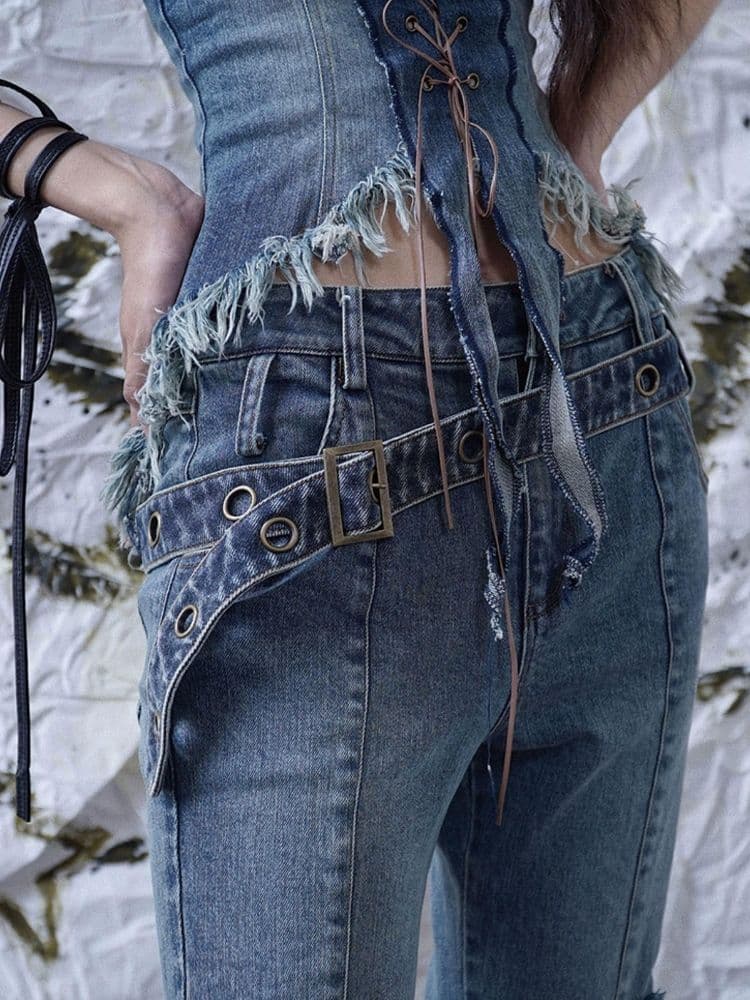 Original Stitching Jeans - view 4