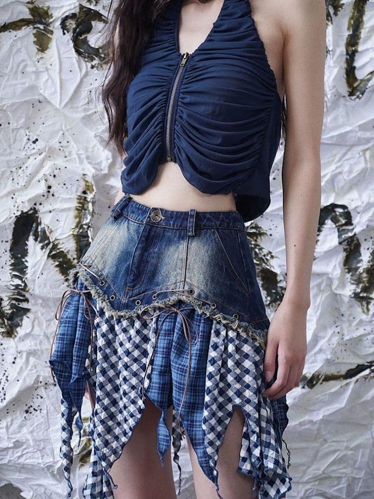 Original denim skirt - view 4