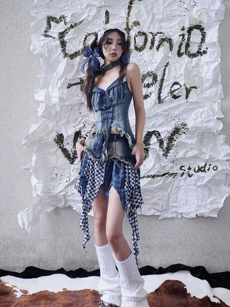 Original denim skirt - view 8