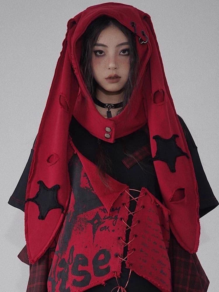 Ragged Heart Hardware Hat Scarf - view 4