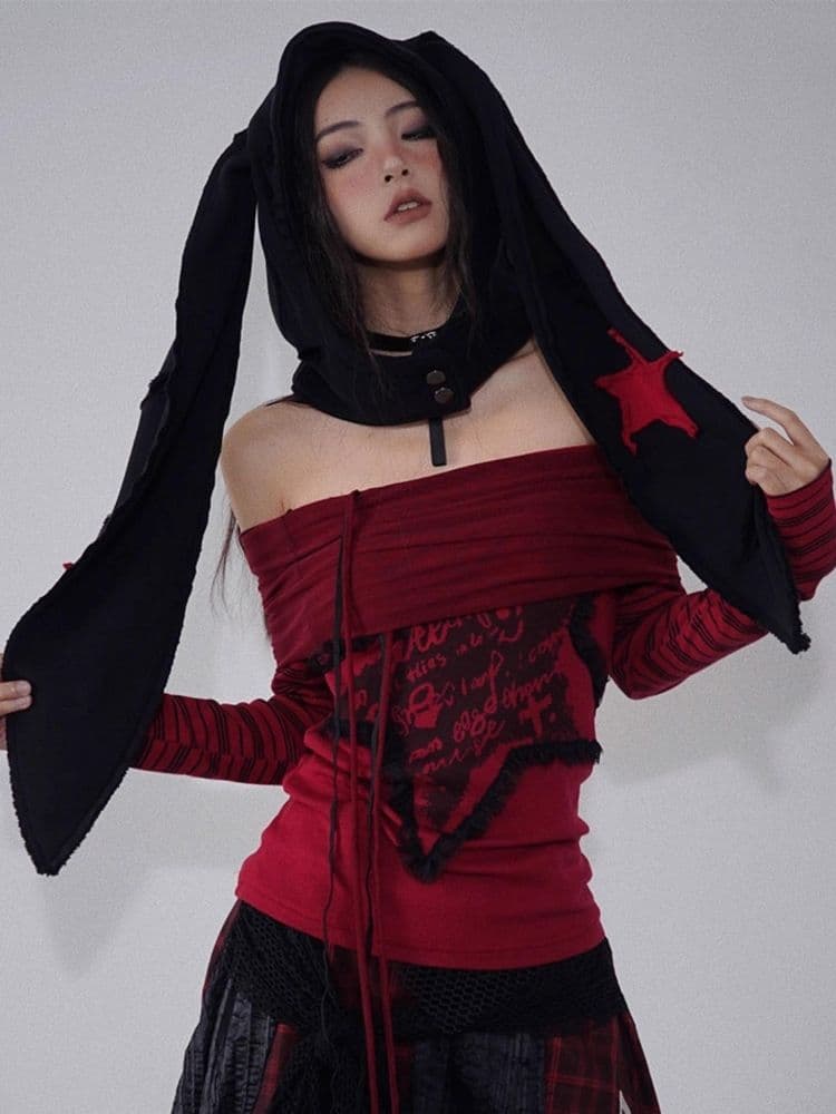 Ragged Heart Hardware Hat Scarf - view 7