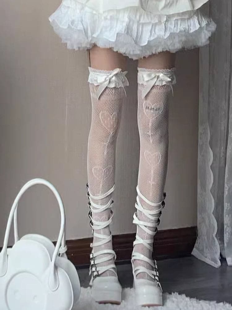 Hot girl calf stockings - view 2