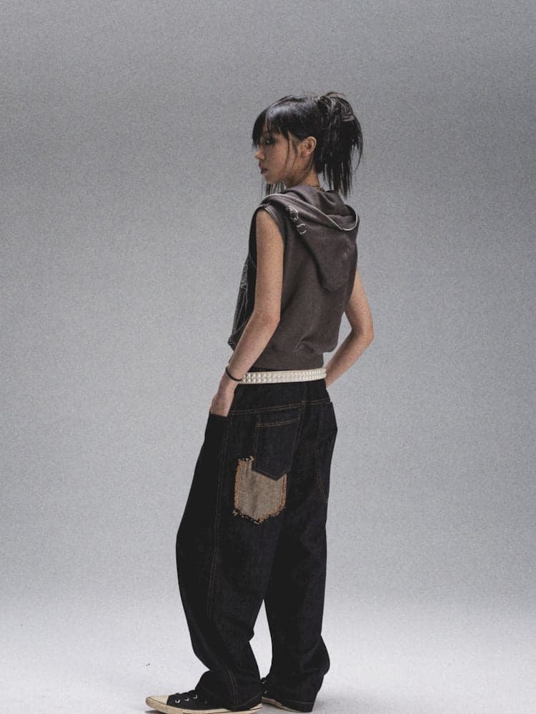 Loose Casual Original Color Printed Denim [s0000007904] - view 7