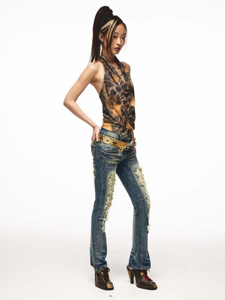 Tie-Dye Halter Neck Tank TOP [S0000009012] - view 4