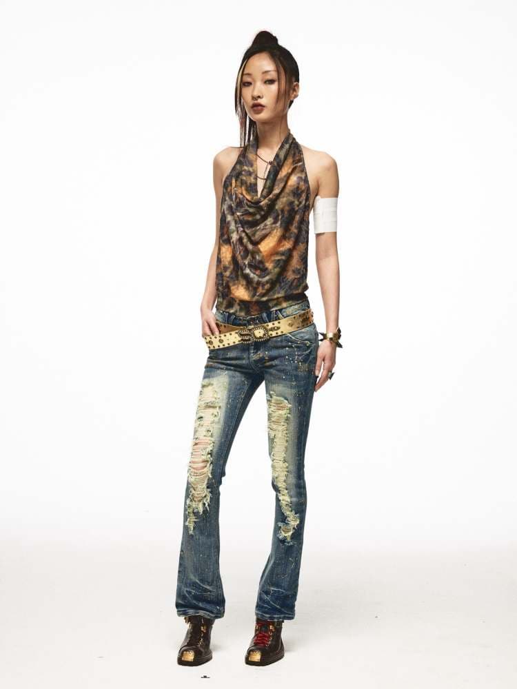 Tie-Dye Halter Neck Tank TOP [S0000009012] - view 7