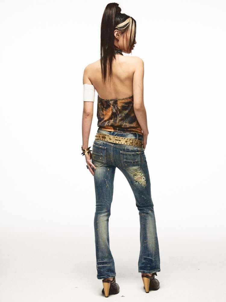 Tie-Dye Halter Neck Tank TOP [S0000009012] - view 8