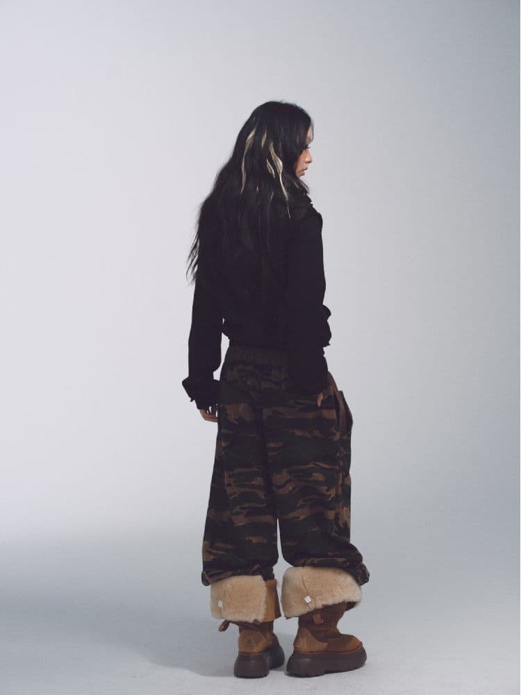 CAMOUFLAGE LOW RISE SWEATPANTS [S0000010741] - view 4