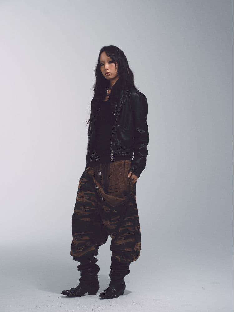 CAMOUFLAGE LOW RISE SWEATPANTS [S0000010741] - view 8