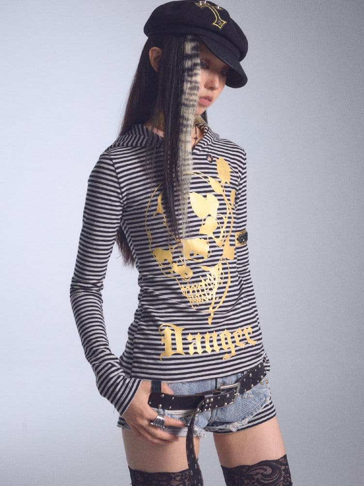 Backless Hoodie Long Sleeve T [S0000010744] - view 3