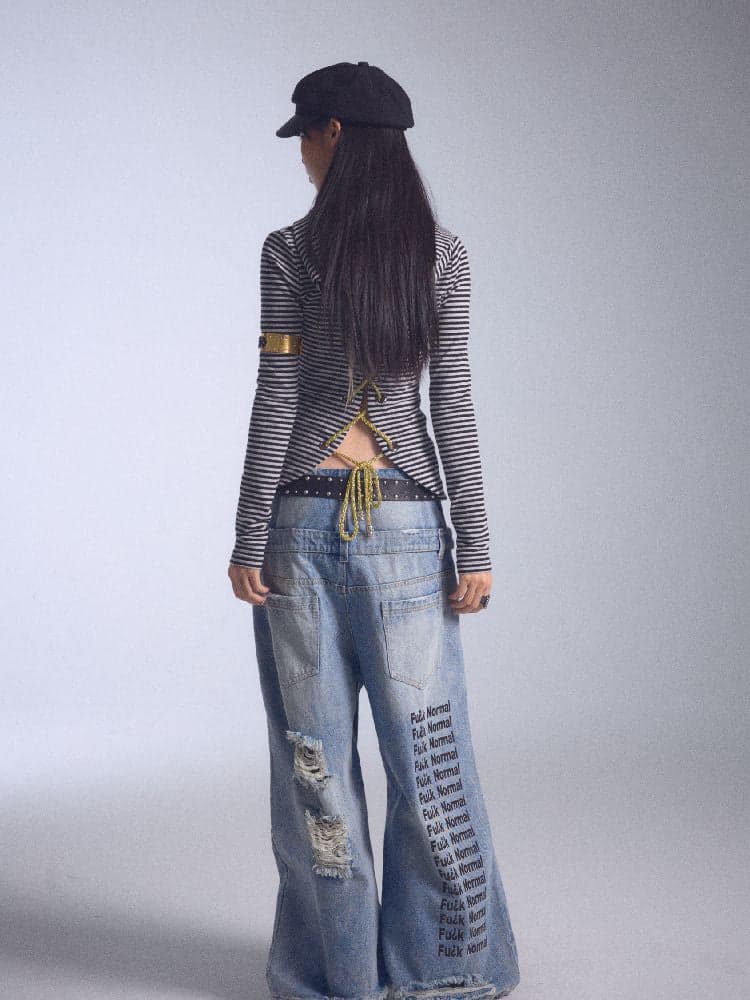 Backless Hoodie Long Sleeve T [S0000010744] - view 5