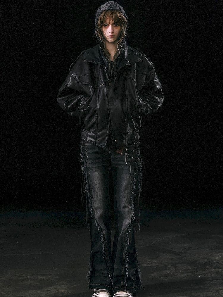 Removable FUR FLIGHT JACKET [S0000010762] - view 7