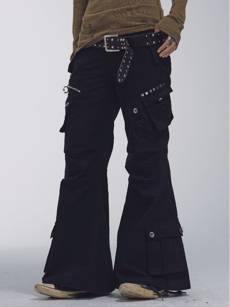 Flared Casual Work Pants [S0000011231] - view 1