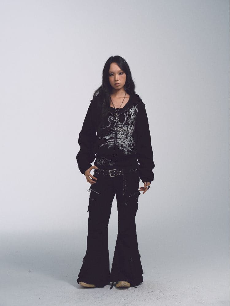 Flared Casual Work Pants [S0000011231] - view 2