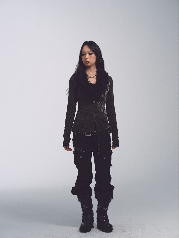 Flared Casual Work Pants [S0000011231] - view 3