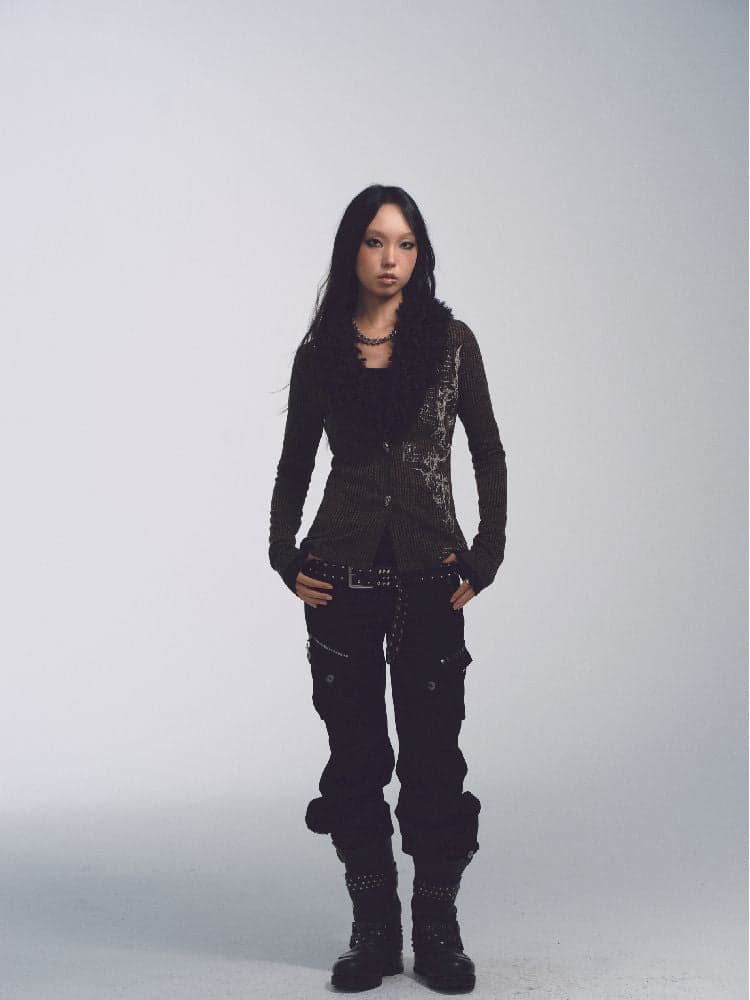 Flared Casual Work Pants [S0000011231] - view 5