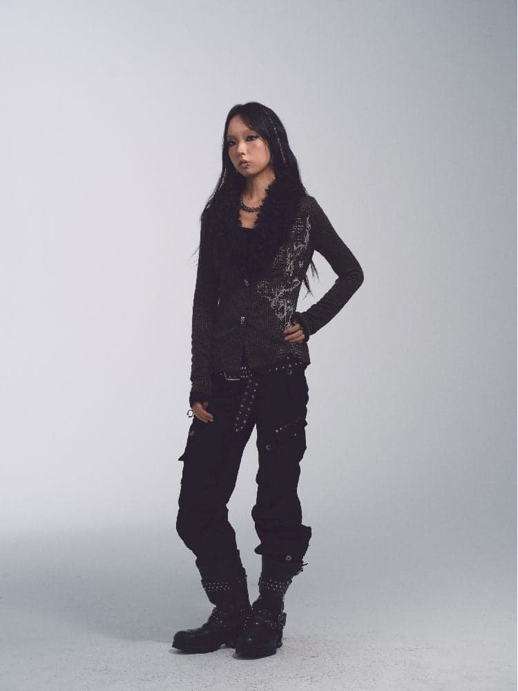 Flared Casual Work Pants [S0000011231] - view 8
