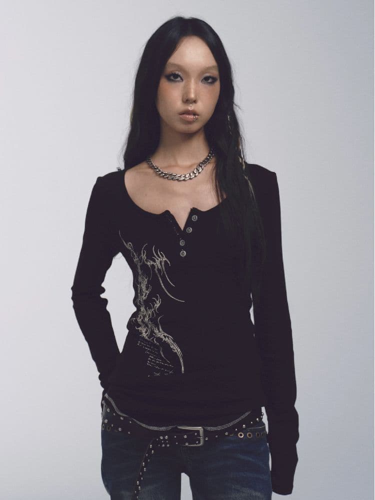 Thin Sweater Long Sleeve T [S0000011233] - view 1