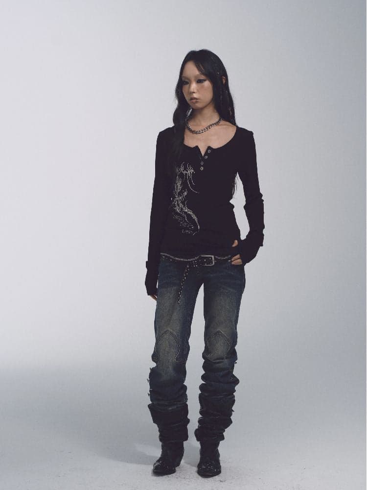 Thin Sweater Long Sleeve T [S0000011233] - view 4