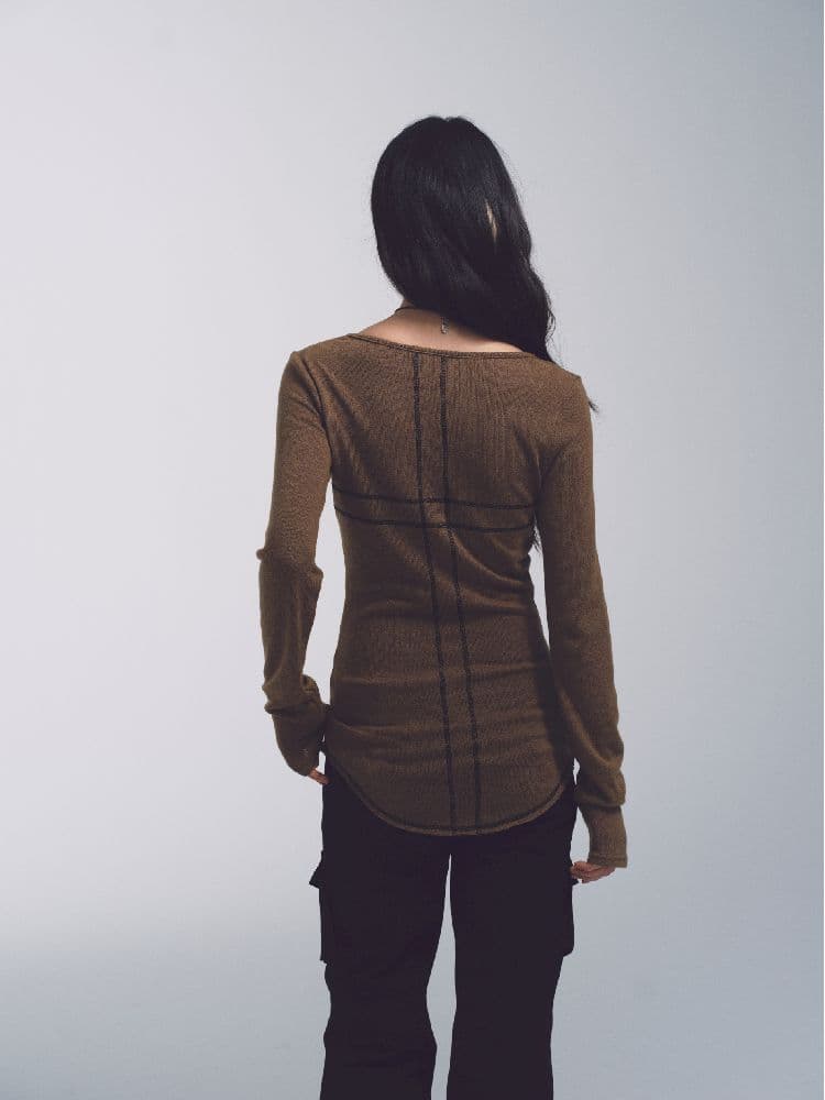 Thin Sweater Long Sleeve T [S0000011233] - view 5