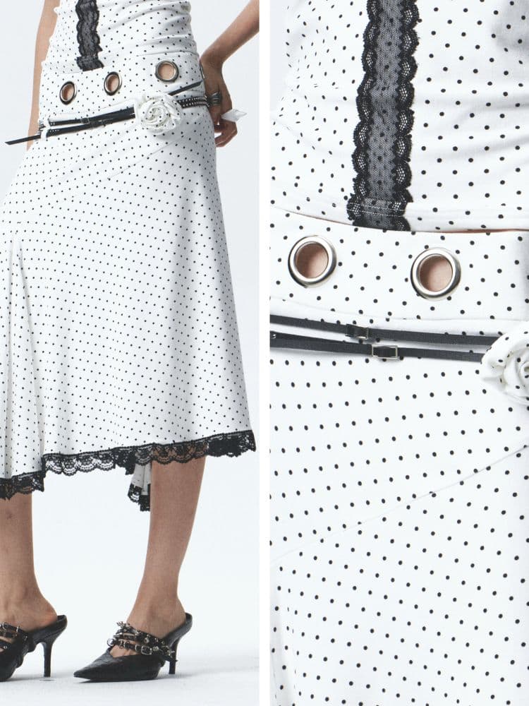 Strapless halter neck tank top and skirt - view 2