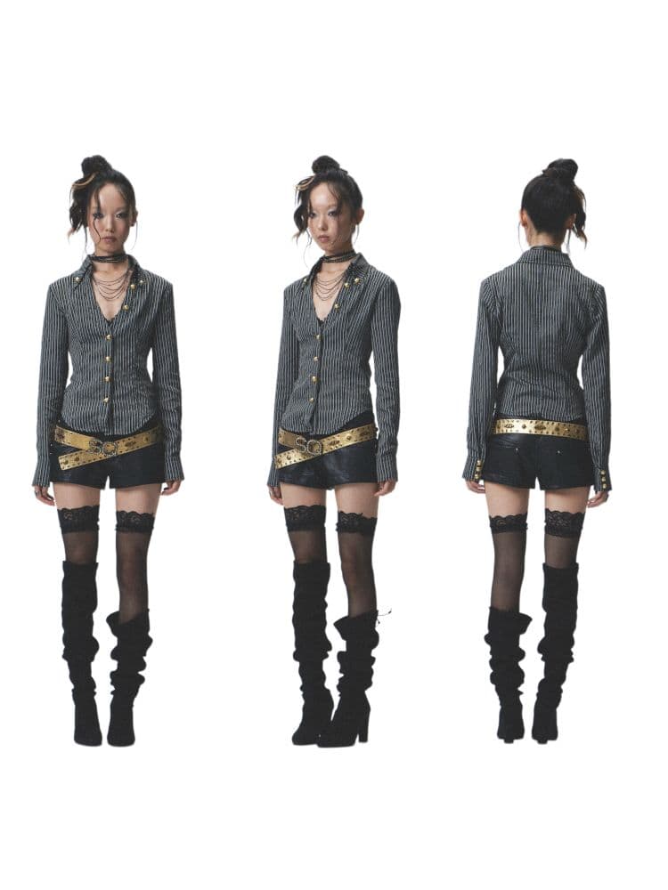 Soft Leather Short Leg Cover Set - view 5