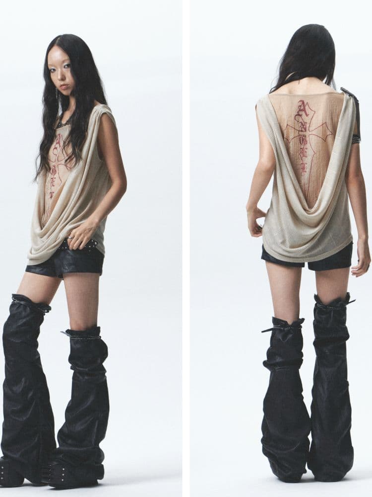 Soft Leather Short Leg Cover Set - view 6