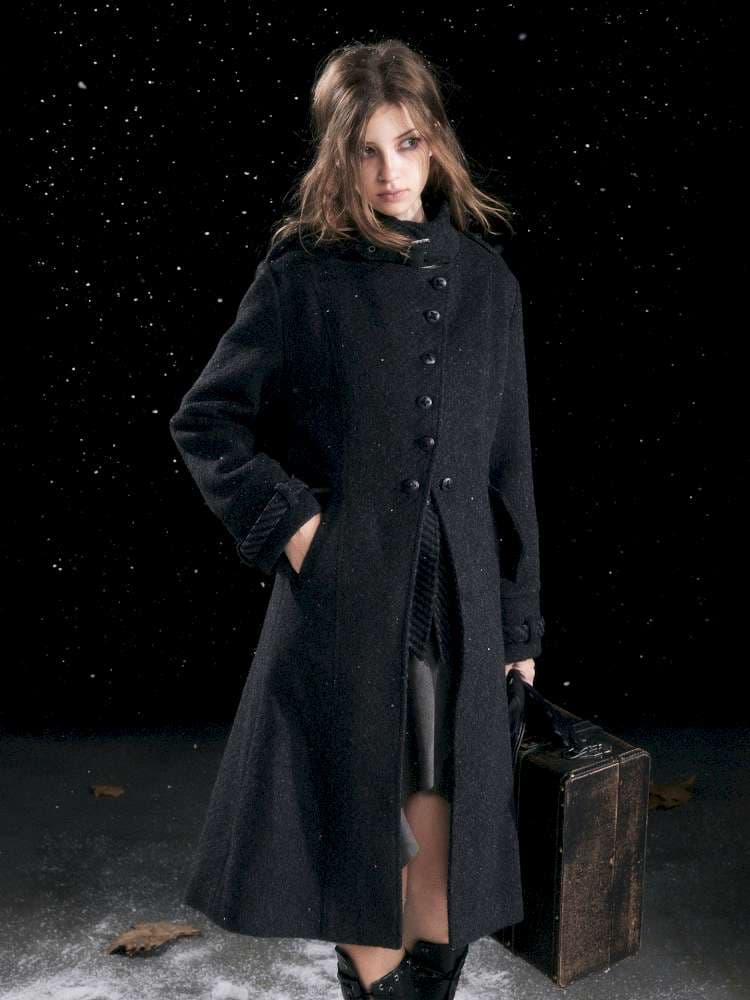 Court Knight Vest Tweed Coat - view 2
