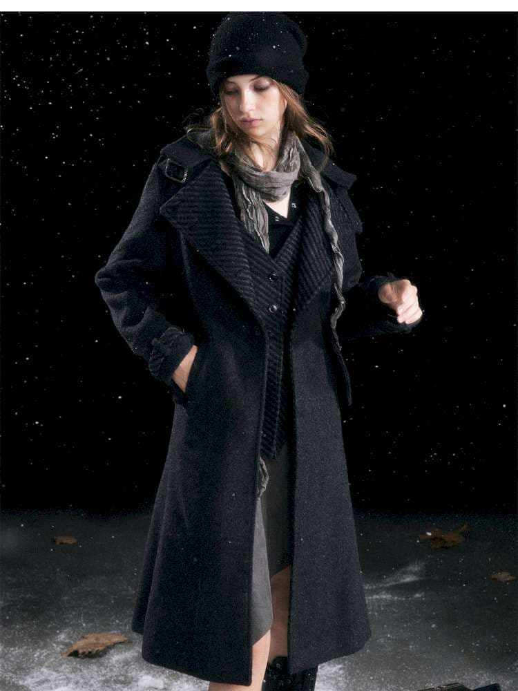 Court Knight Vest Tweed Coat - view 3