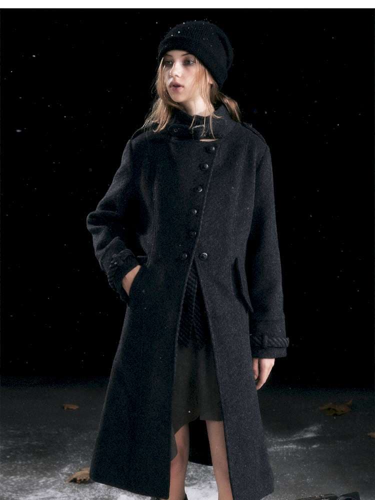 Court Knight Vest Tweed Coat - view 4