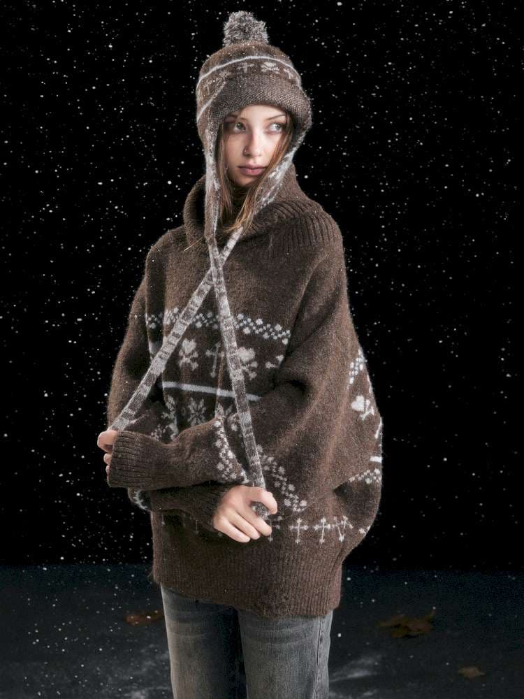 Cross Fair Island Lapel Sweater - view 3
