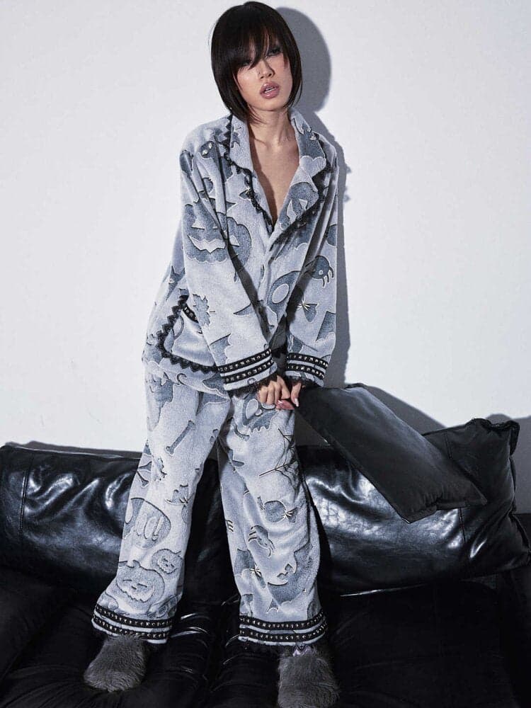 Soft Double Sided Fleece Pajamas - view 3