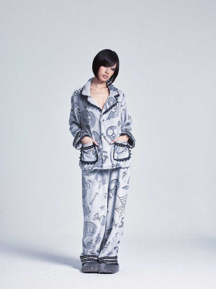 Soft Double Sided Fleece Pajamas - view 6